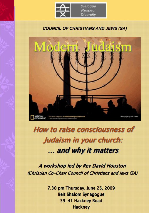 Raising consciousness of modern Judaism in your church and why it matters